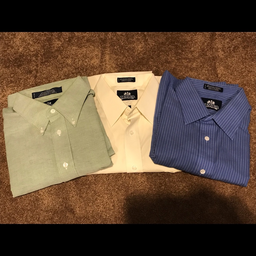 3 for $25 Men’s Long Sleeve Dress shirts.